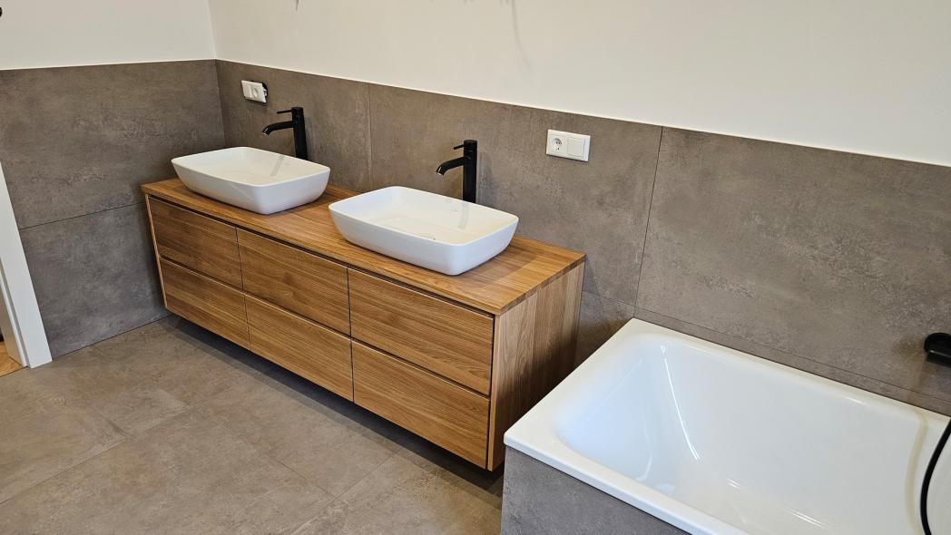 Waschtisch Doppelwaschbecken