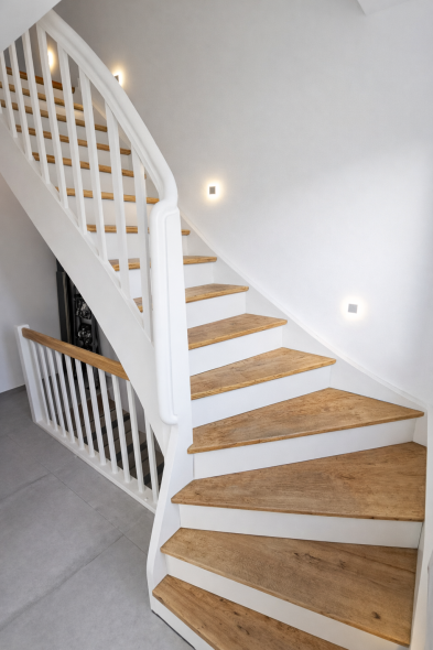 Treppe über Eck