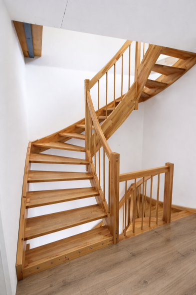 Treppe aus Holz