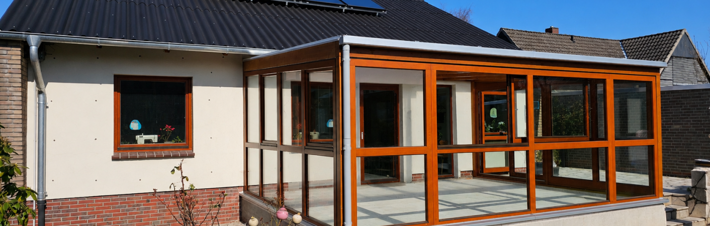 Wintergarten aus Holz